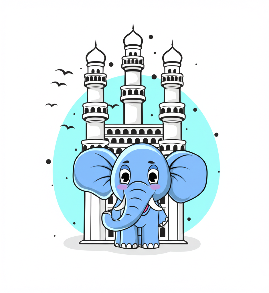Topsy visits Charminar