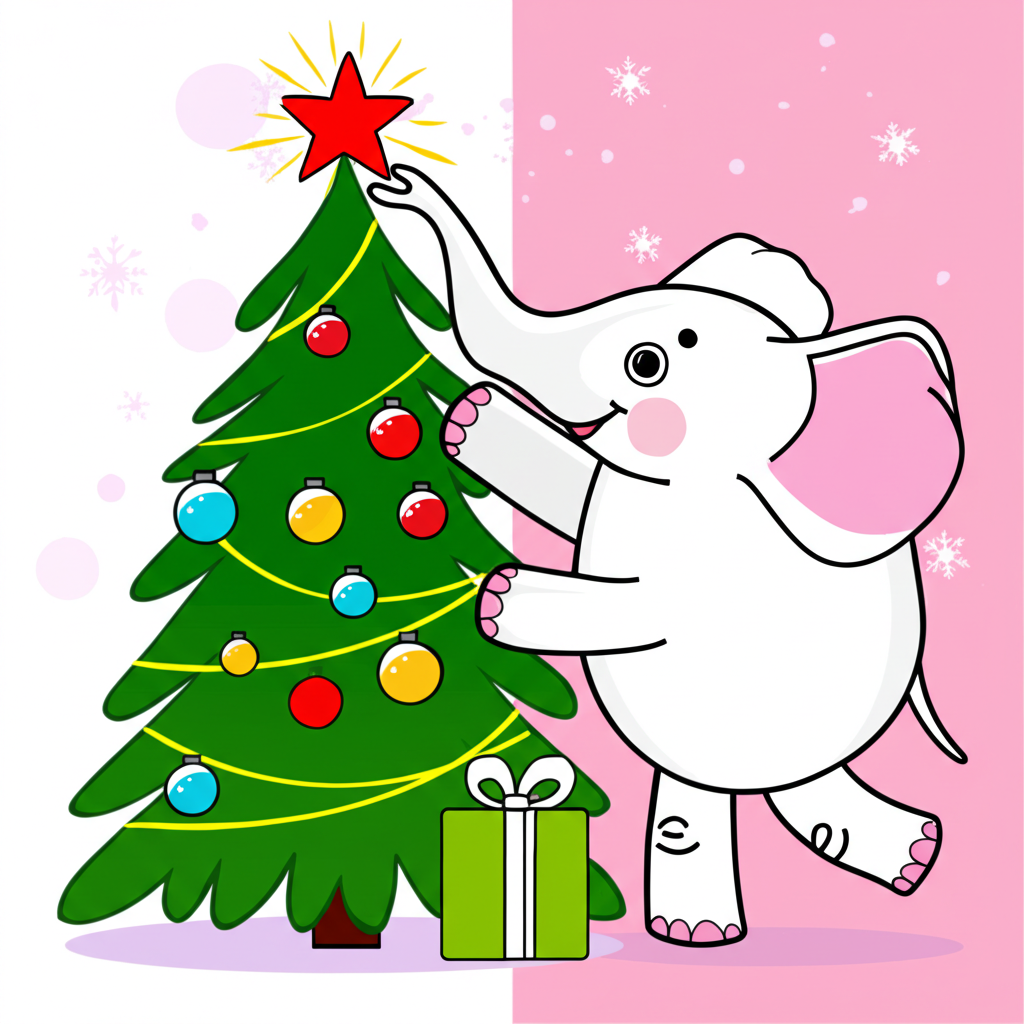 Topsy celebrates Christmas