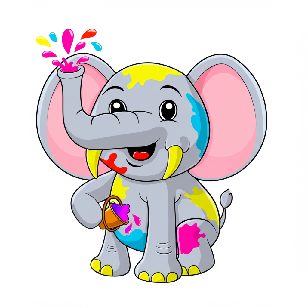 Topsy plays with colors